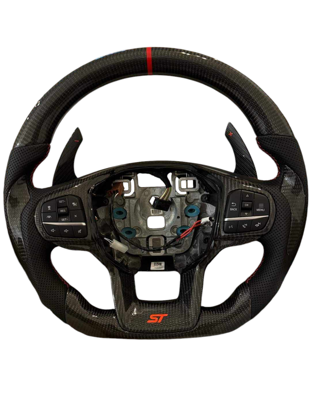 2011 - 2025+ Ford Explorer XL / XLT / Sport / King Ranch / Limited / Platinum / ST - Custom Carbon Fiber Steering Wheel with options